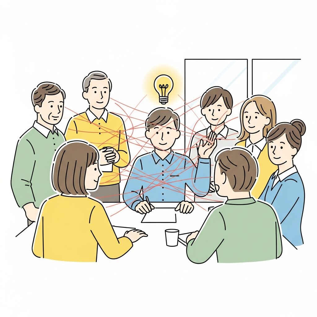 心理的安全性の定義と「対人関係のリスク」という核心 のイメージ