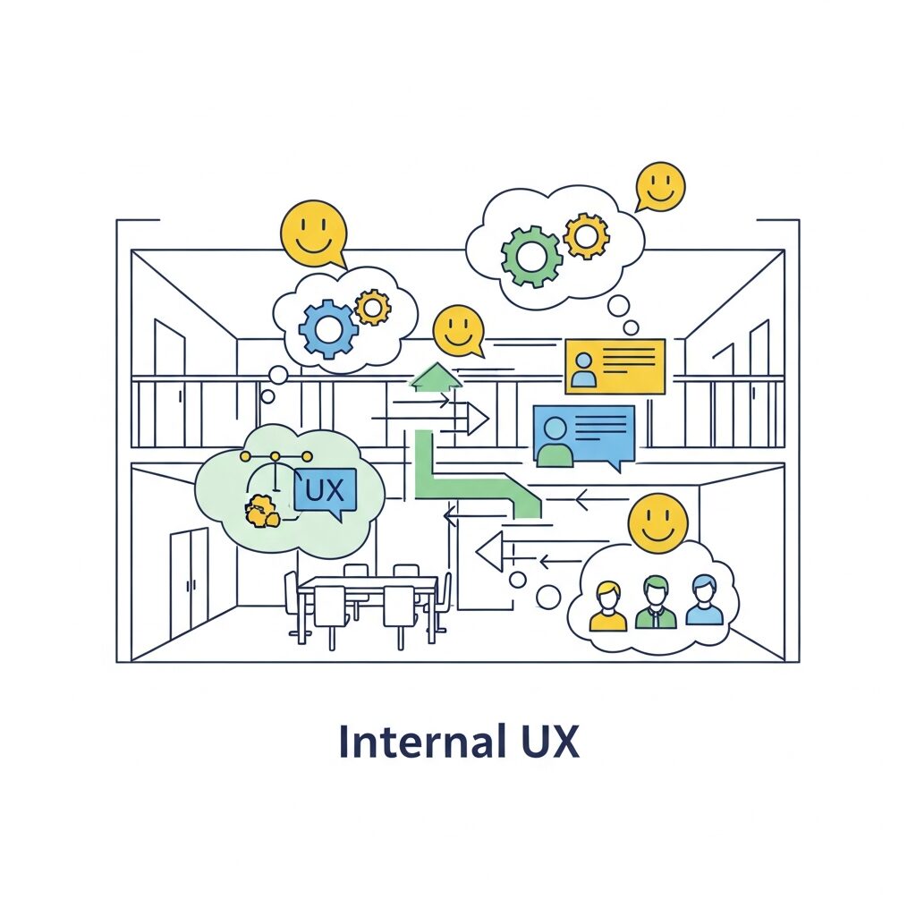 社内政治をInternal UXとして再定義する意味 のイメージ