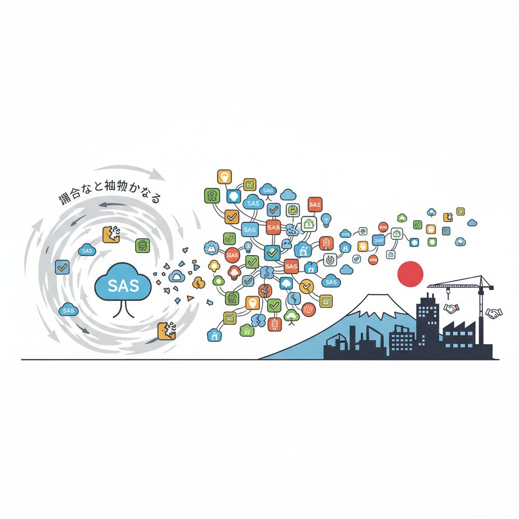 マイクロSaaSが直面する統合と淘汰の現実 のイメージ