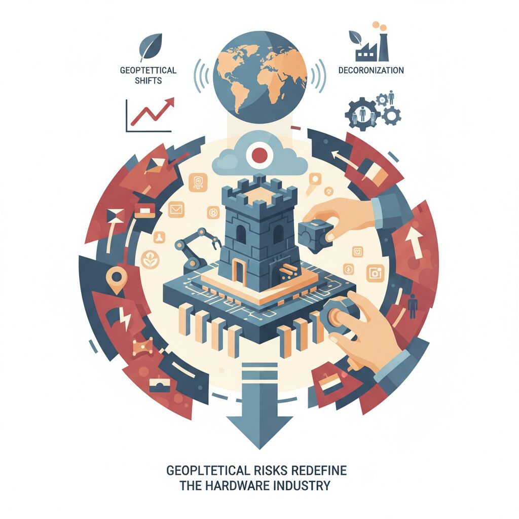 地政学リスクがハードウェア産業を再定義する のイメージ