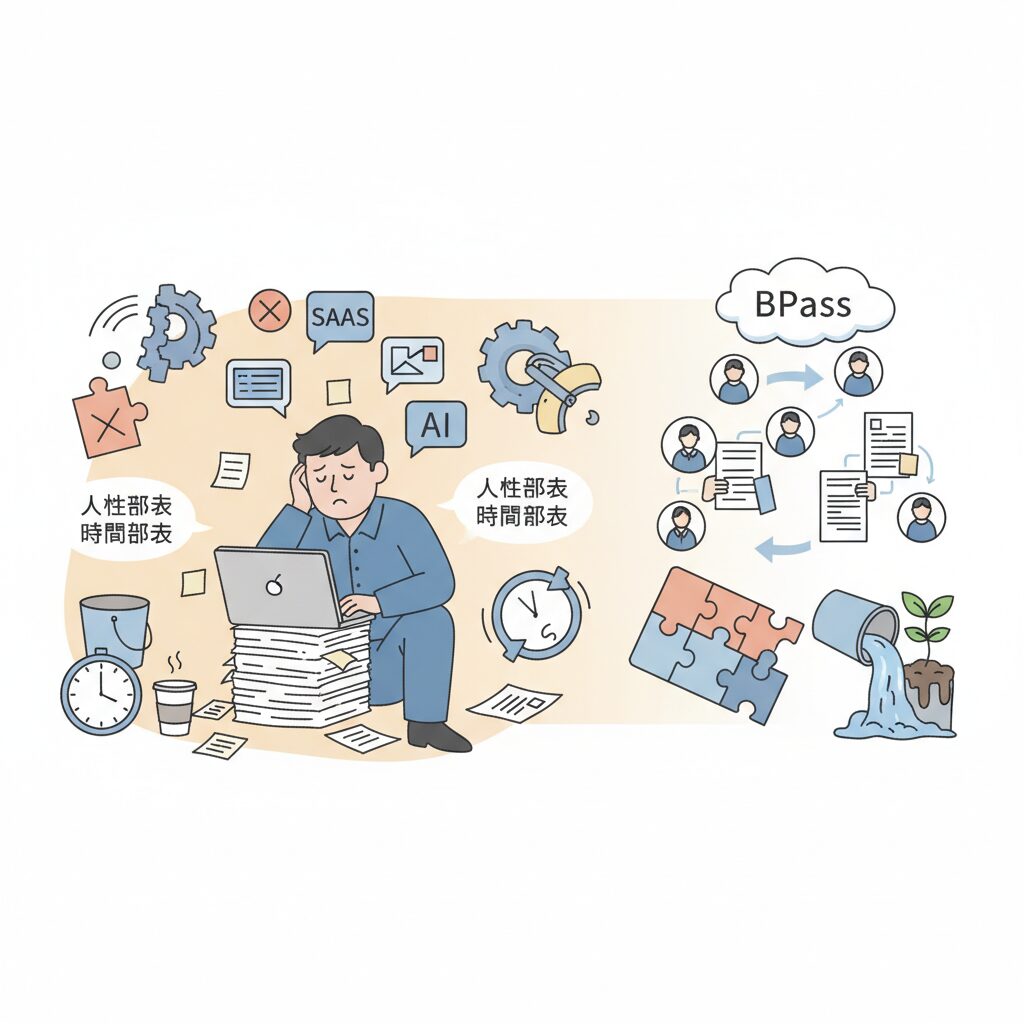 なぜ新規事業開発は人材・リソース不足から抜け出せないのか のイメージ