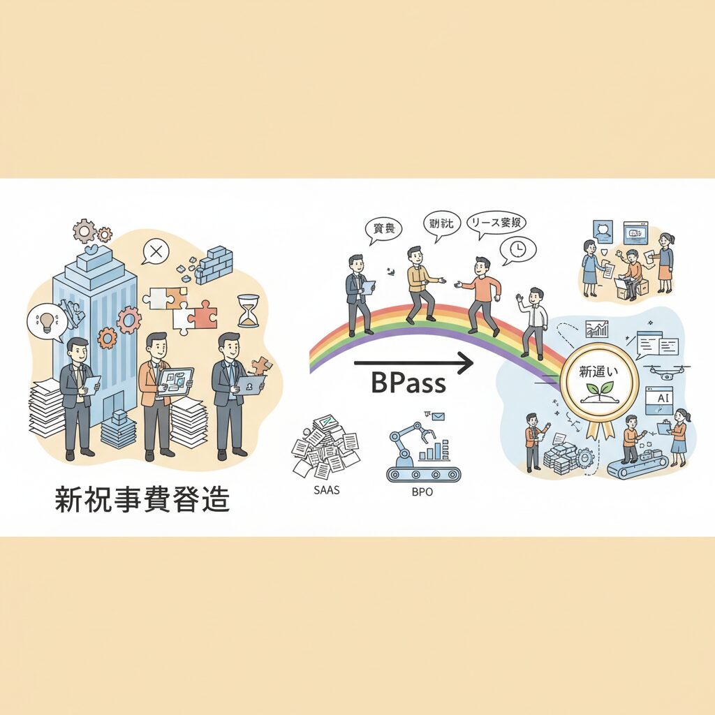 BPaaSとは何か──SaaS・BPOとの本質的な違い のイメージ