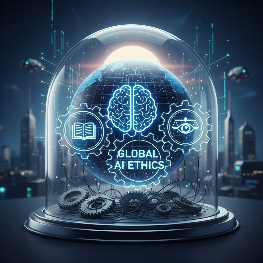 グローバルに共有されるAI倫理の建前とは何か のイメージ