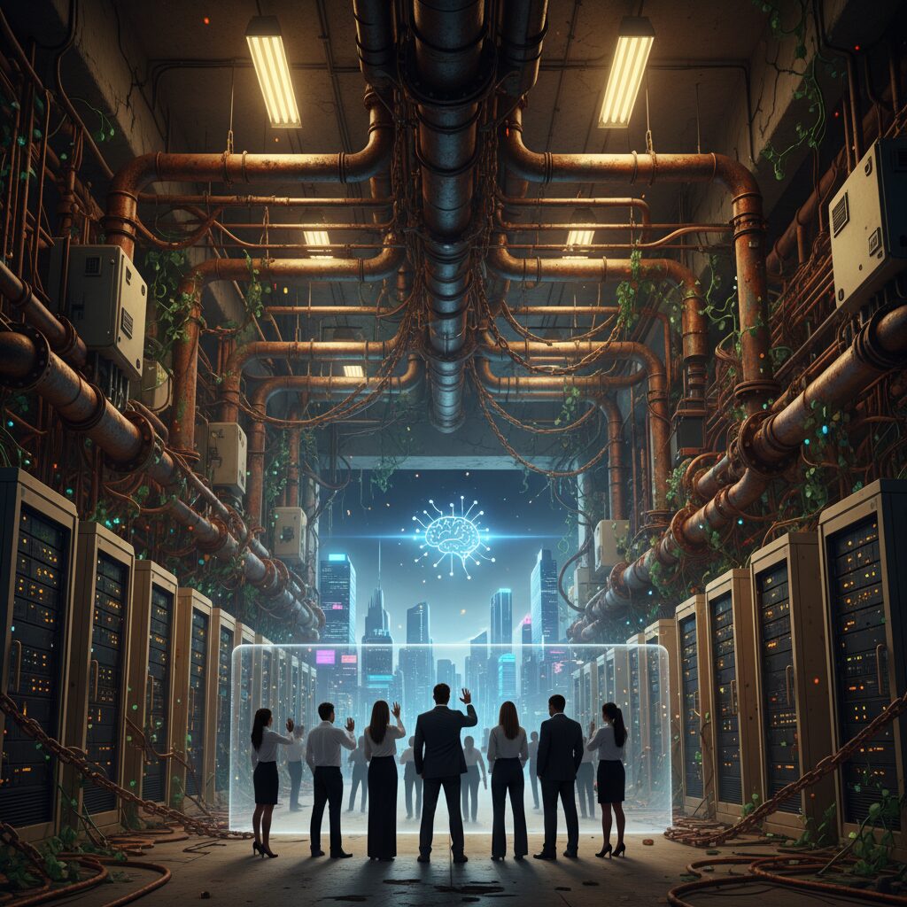 レガシーシステムが抱える構造的課題と限界 のイメージ