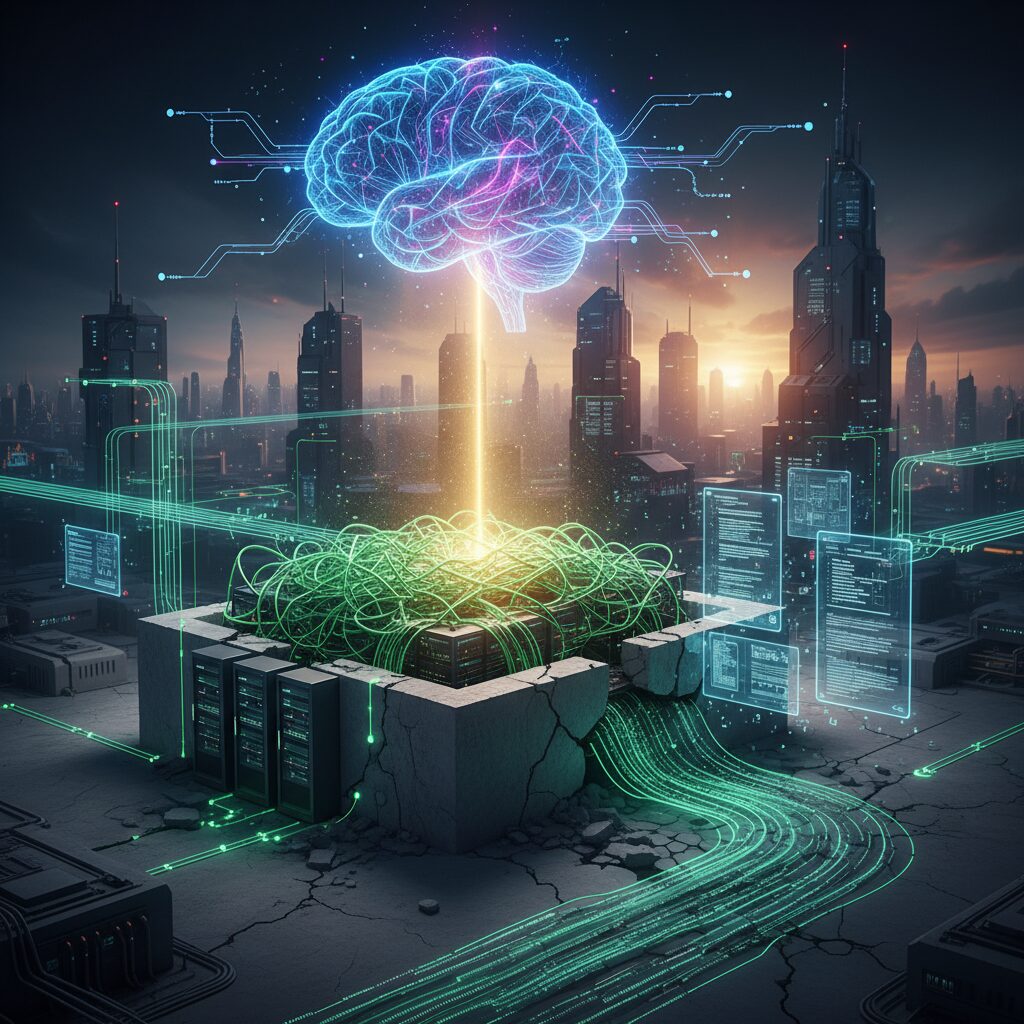 LLMによるコード理解と仕様書復元のインパクト のイメージ