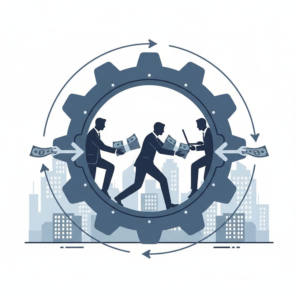 なぜ人材仲介は「中抜き」と批判されるのか のイメージ