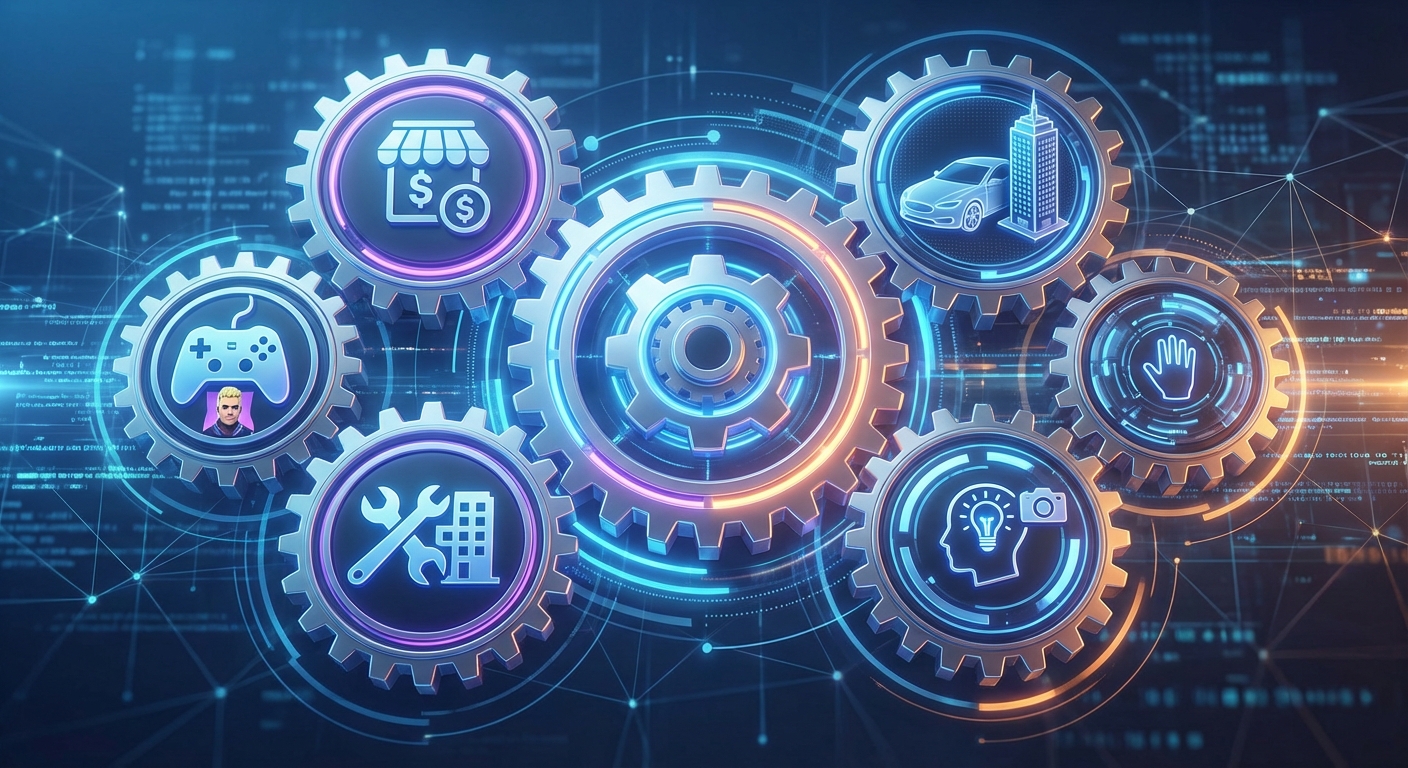 フライホイール構造に見るEpic Gamesの新規事業モデル のイメージ