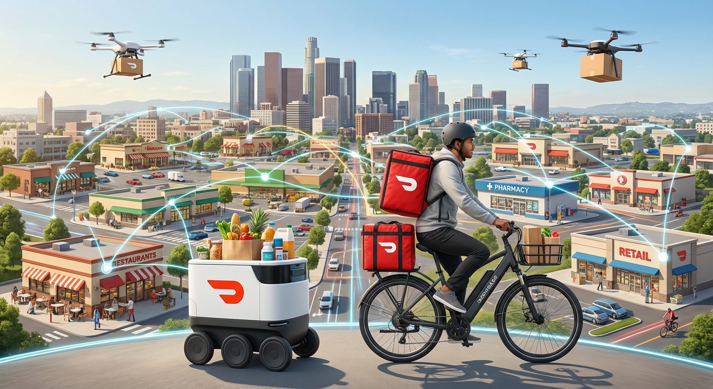 米国フードデリバリー市場68％シェアの意味とQコマースへの拡張 のイメージ