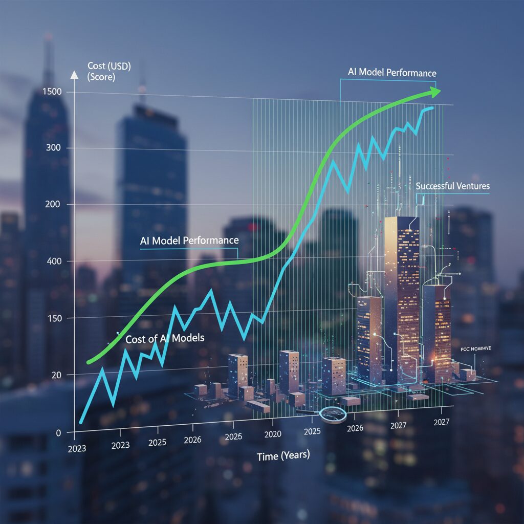 価格破壊と性能収束が新規事業に与えるインパクト のイメージ
